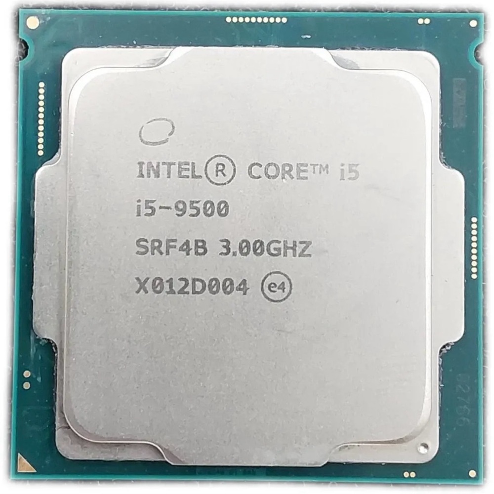 Intel Core i5-9500 Processor - Silver and Green